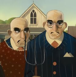 american gothic fan art