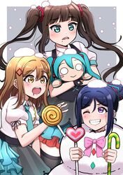 hatsune miku from love live! by ska.harumi