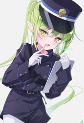 highlander twintails conductor (blue archive) from blue archive
