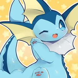 vaporeon from pokemon by choko (sweetpocket)