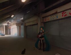 hatsune miku from vocaloid by tsukuru (seki sabato)
