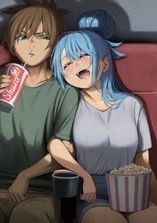 aqua (konosuba) from kono subarashii sekai ni shukufuku wo!
