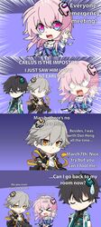 caelus (honkai: star rail) from among us