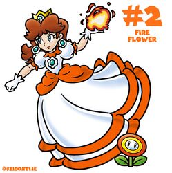 princess daisy from super mario bros.
