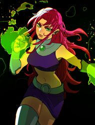 starfire from dc comics by isaacchief300