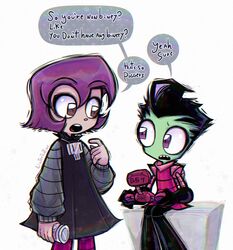 gazlene membrane from invader zim by linterteatime