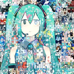 hatsune miku from 1000-nen ikiteru (vocaloid)