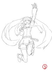 hatsune miku from hokkaido nippon-ham fighters by tatsuwo