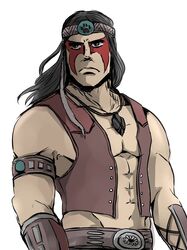 nightwolf from mortal kombat by setsura (artist)