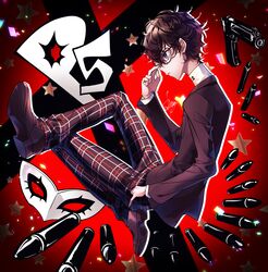 amamiya ren from persona by shimogu