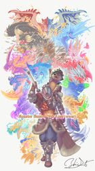 azure rathalos from monster hunter (series) by satoyuki