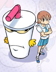 aioi yuuko from aqua teen hunger force