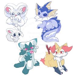 braixen from pokemon by okayu (headless)