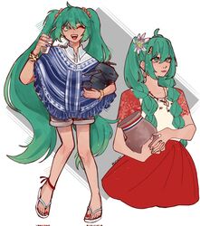 hatsune miku from vocaloid