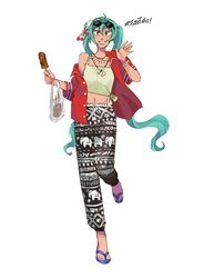 hatsune miku from vocaloid