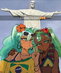 brazilian miku from vocaloid