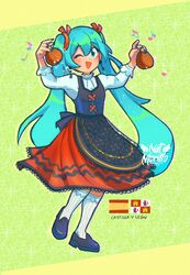 hatsune miku from vocaloid