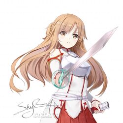 asuna (sao) from sword art online by skyrail