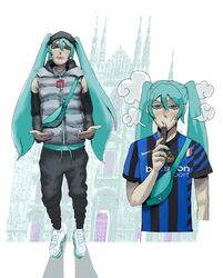 hatsune miku from vocaloid