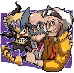 emmett brown from back to the future by dakusuta