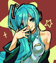 hatsune miku from vocaloid
