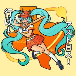 hatsune miku from vocaloid