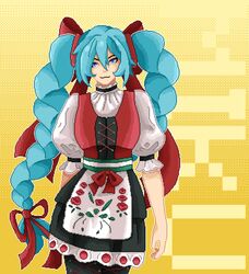 hatsune miku from vocaloid