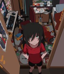 kuroki tomoko from monster energy by kurokimoko
