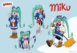 hatsune miku from national hockey league by kyu-bum lee