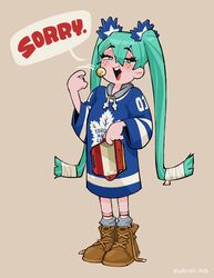 hatsune miku from national hockey league by kyu-bum lee