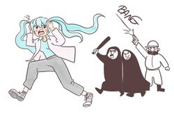 hatsune miku from vocaloid