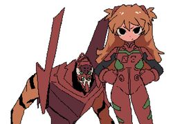 eva 02 from neon genesis evangelion