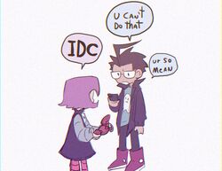 gazlene membrane from invader zim by linterteatime