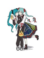 hatsune miku from vocaloid