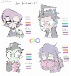 gazlene membrane from invader zim by linterteatime