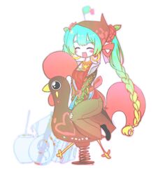 hatsune miku from vocaloid
