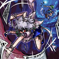 izayoi sakuya from touhou by yugiri