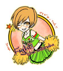 satonaka chie from cheergirl by shinobu (artist)