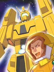 alvaaron from densetsu kyojin ideon by migo