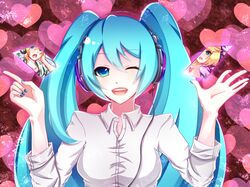 hatsune miku from vocaloid by heki kiri