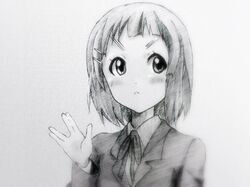 hirasawa yui from k-on! by amaoto