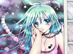 hatsune miku from vocaloid