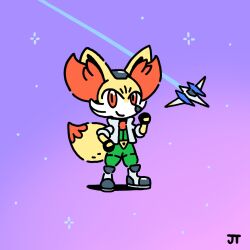 fennekin from pokemon by james turner