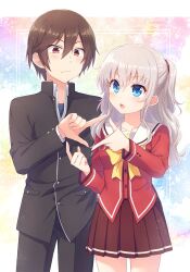 otosaka yuu from charlotte (anime) by kousetsu