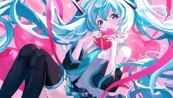 hatsune miku from vocaloid
