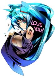 hatsune miku from vocaloid by dragonmaterial