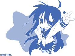 izumi konata from lucky star