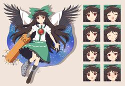reiuji utsuho from touhou