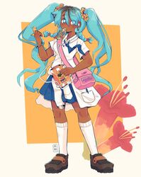 hatsune miku from vocaloid