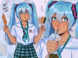 hatsune miku from vocaloid